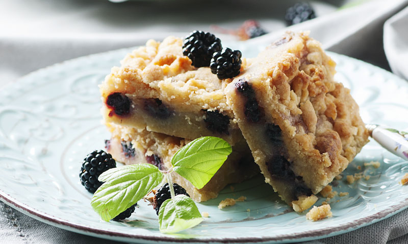 ¡Viva la innovación! Disfruta del 'brownie' de chocolate blanco y moras