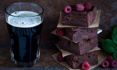 Para los paladares más 'gourmet': 'brownie' de chocolate y cerveza Guinness
