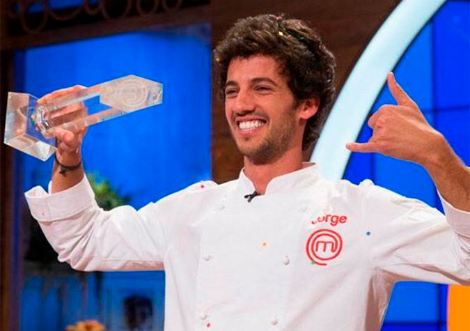 Jorge Brazalez, ganador de la quinta edición de MasterChef