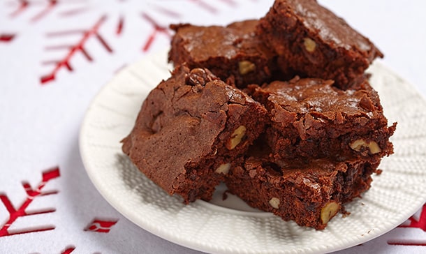 'Brownie' con nueces y sin mantequilla: Menos grasa, mismo sabor