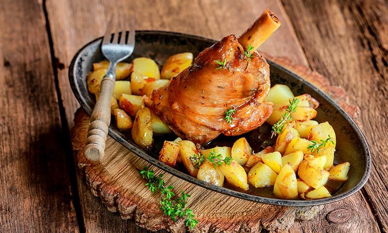 Receta fácil de cabrito al horno. Receta fácil de fiesta - Todos a comer