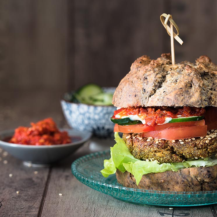 ¿Quieres elaborar tus propias hamburguesas vegetarianas?