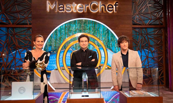 Samantha Vallejo-Nágera, Pepe Rodríguez y Jordi Cruz en 'MasterChef Celebrity 5'