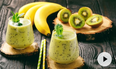 Vídeo-recetas: Kiwi + plátano… ¡deliciosa combinación de sabores!