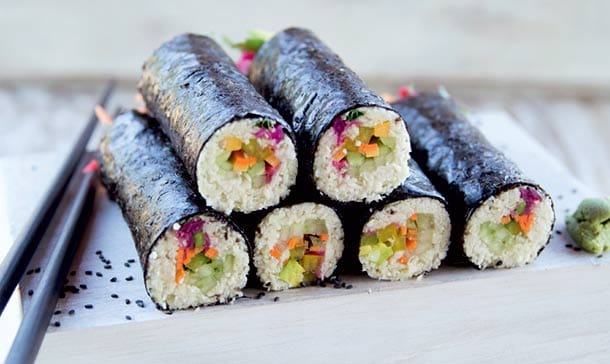 Vegano, dulce, rebozado… estos 'sushis' no son muy convencionales… ¡ni falta que hace!