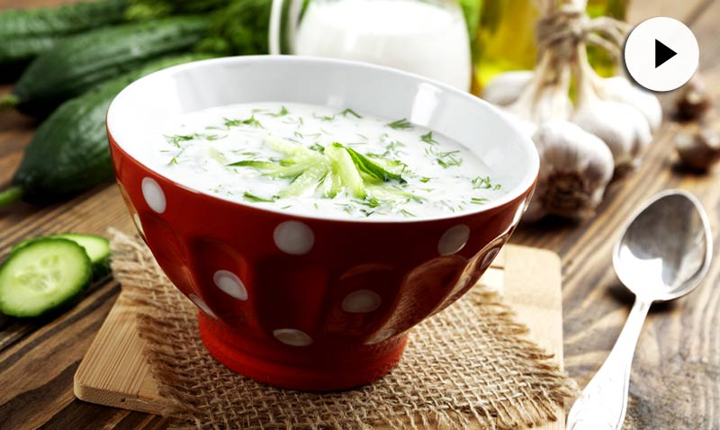 En vídeo: prepara esta sopa fría de pepino y… ¡todos querrán repetir!