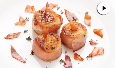 En vídeo: Vieiras y bacon, una combinación de sabores simplemente irresistible