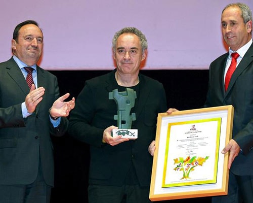 Ferran Adrià, galardonado con el premio ‘Prestigio Rioja’