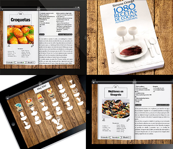 El mítico libro  '1080 recetas de cocina' estrena versión para 'tablets' y móviles