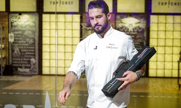 Peña, el ‘galán’ de Top Chef, abandona el concurso a sólo tres programas de la final