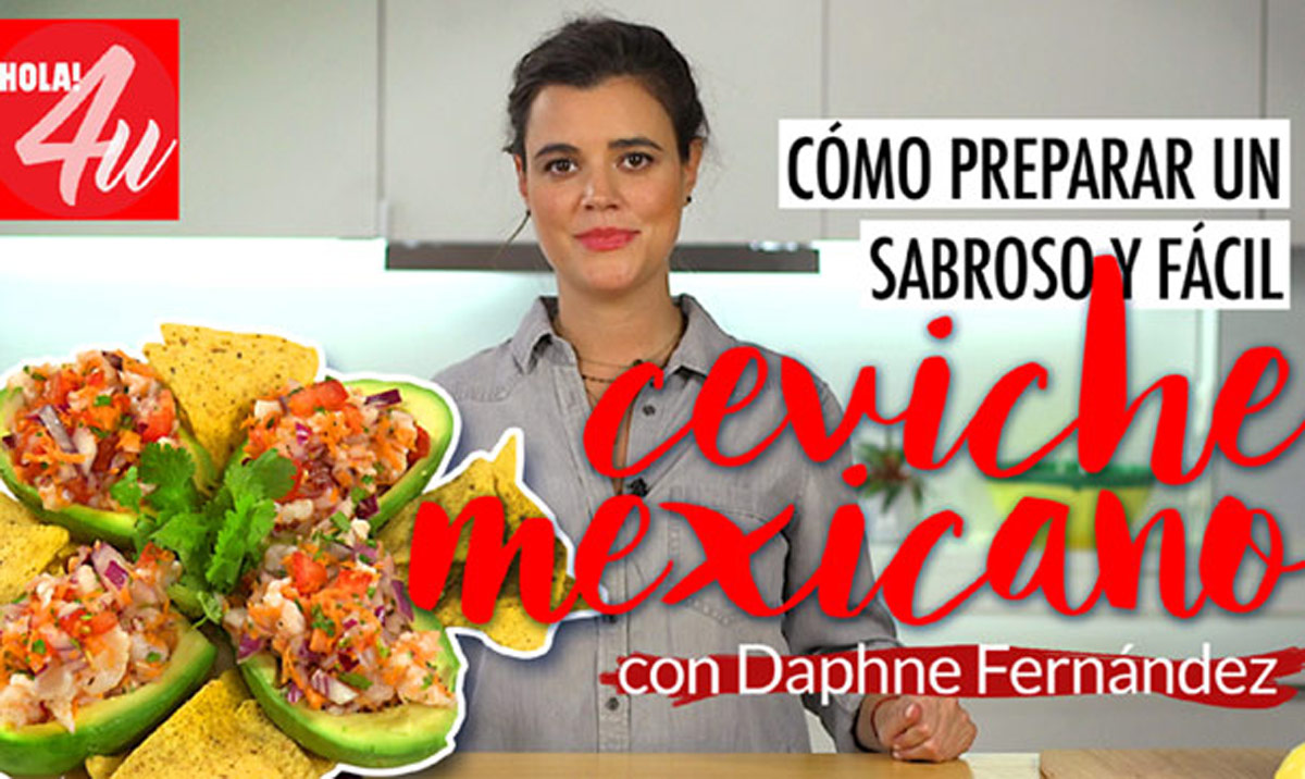 En vídeo: ¿cómo preparar un ceviche mexicano? ¡Daphne Fernández nos lo cuenta!