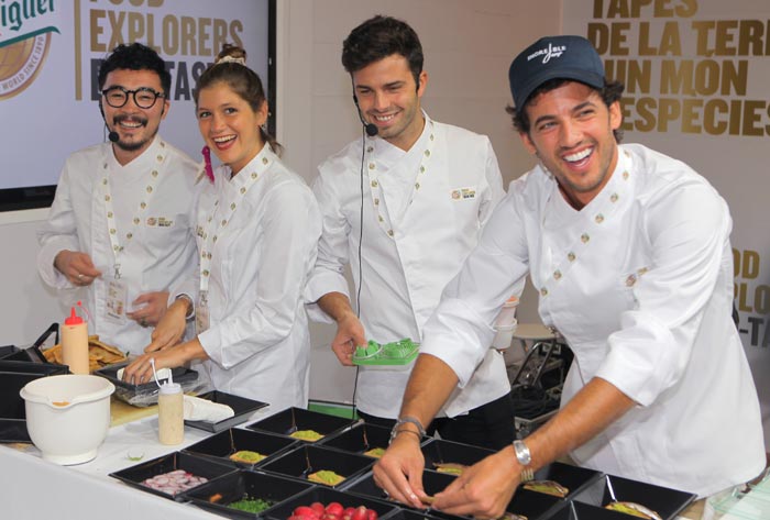 Miri, Jorge, Nathan y Odkhuu de MasterChef