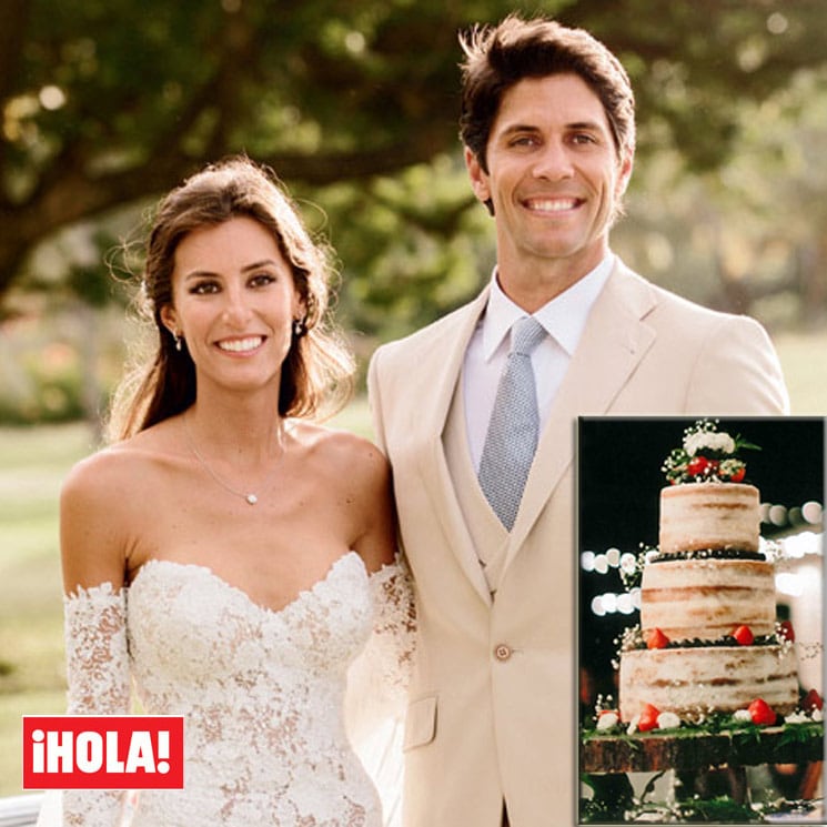 La espectacular tarta ‘naked cake’ de la boda de Ana Boyer y Fernando Verdasco