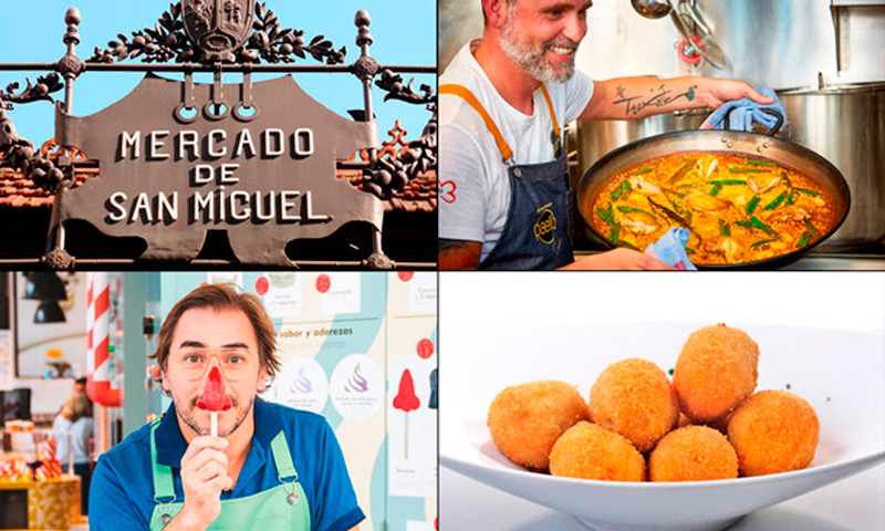 Croquetas ‘top’, helados de autor, originales paellas... Así es el nuevo Mercado de San Miguel