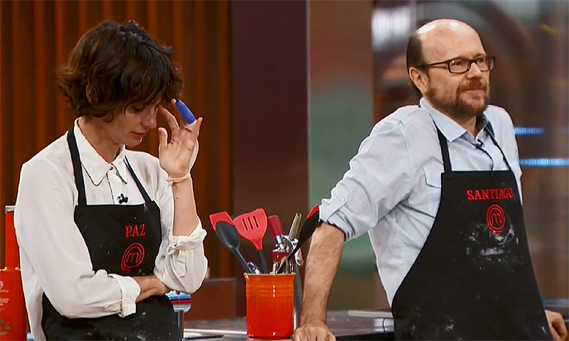 Las lágrimas de Paz Vega tras su encontronazo con Santiago Segura en 'MasterChef Celebrity'