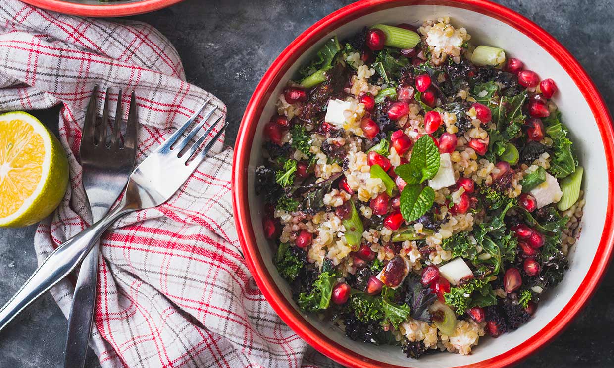 Las ensaladas no son aburridas ¡y mucho menos con un toque de queso!