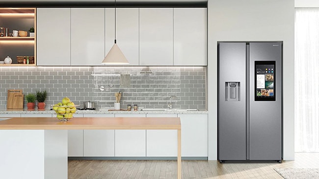 cocina-inteligente-domotica-hogar-conectado-frigorifico-samsung