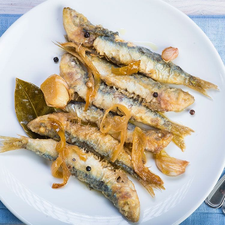 Sardinas en escabeche