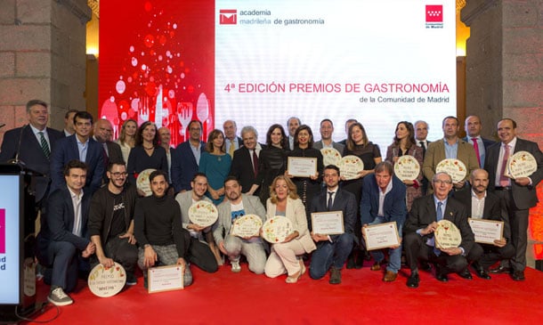 Estos son los premiados por la Academia Madrileña de Gastronomía