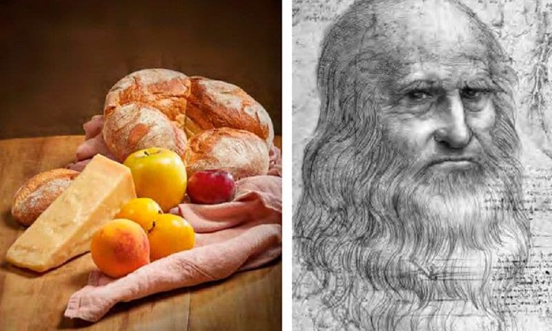 En la mesa con Leonardo Da Vinci