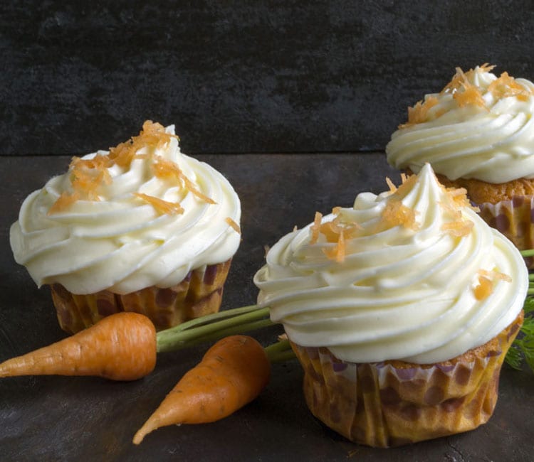 Cupcakes de carrot cake