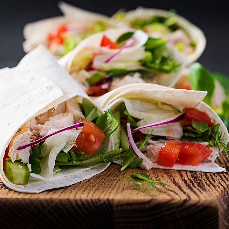 Enróllate con estas recetas de 'wraps', burritos, tacos y crepes Enróllate con estas recetas de 'wraps', burritos, tacos y crepes