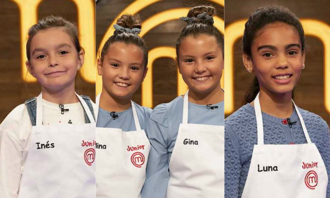 Inés, Luna y Nina y Gina, expulsadas de 'MasterChef Junior'