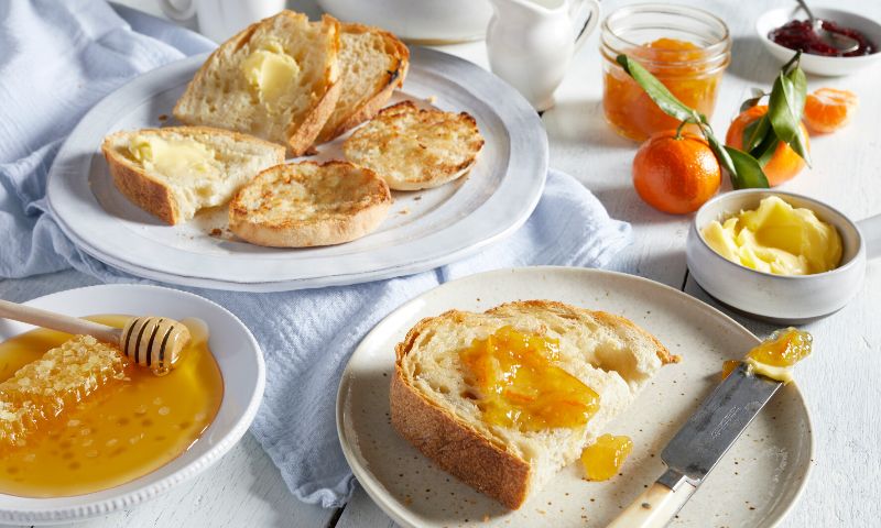 Desayunos fáciles y rápidos con tostadas recién hechas