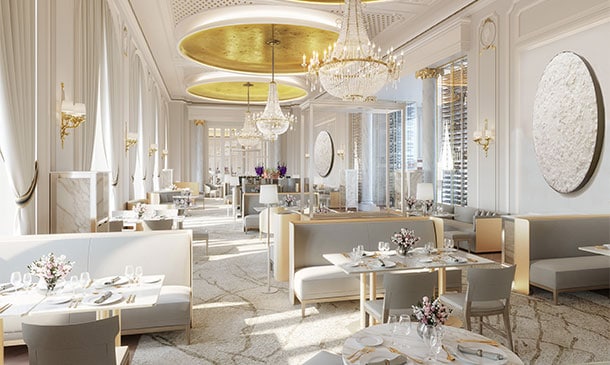 Así serán los espacios gastronómicos del 'nuevo' y ambicioso Hotel Ritz