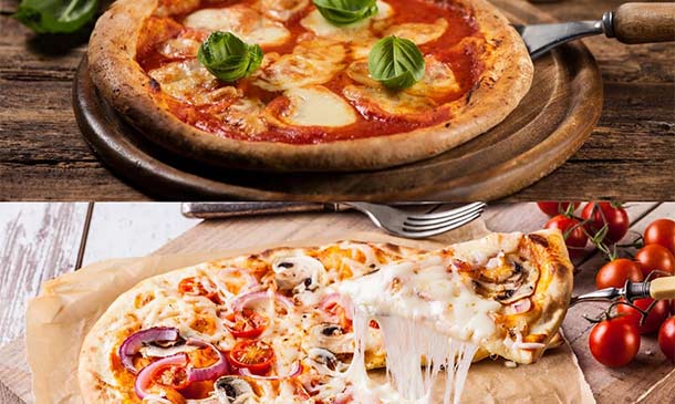 Pizza napolitana o pizza romana, ¿Sabrías diferenciarlas?