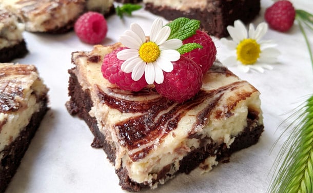 ¿’Brownie’ y ‘Cheesecake’ en un solo postre? Sí… ¡y nos encanta!