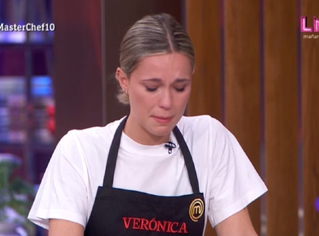 Verónica llora en MasterChef