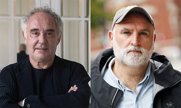 Ferran Adrià y José Andrés entre los galardonados por la Academia Iberoamericana de Gastronomía