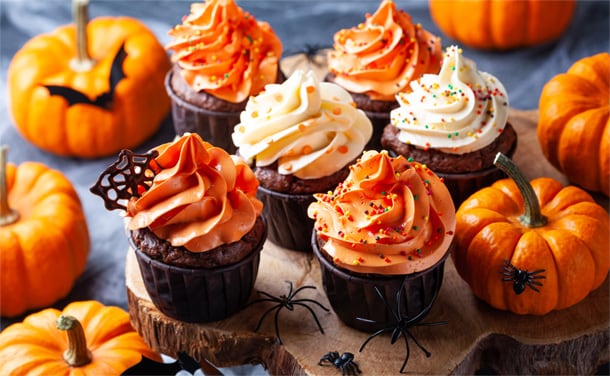 'Cupcakes' para Halloween: recetas terroríficamente irresistibles