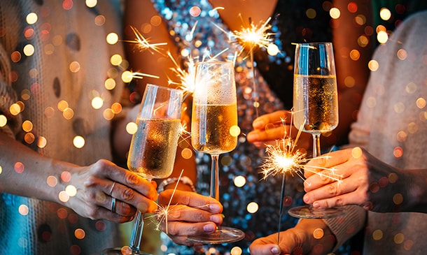 Champagne, cava y espumosos para brindar por el nuevo año