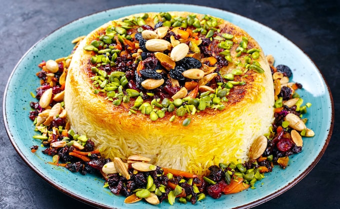 Tahdig, arroz iraní