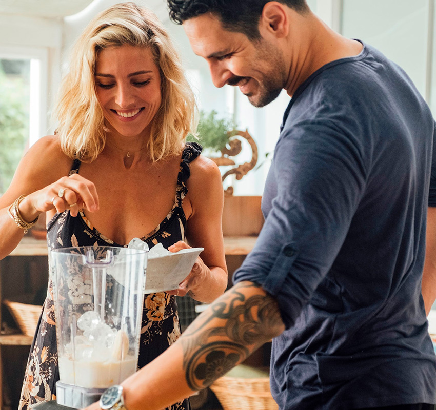 Elsa Pataky y el chef Sergio Perera