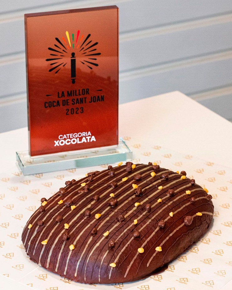 Mejor coca de chocolate 2023