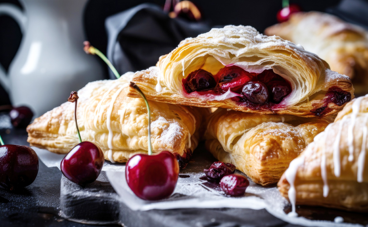 Empanadas de cereza: sencillas y adictivas, ¿conoces las ‘Cherry turnovers’?