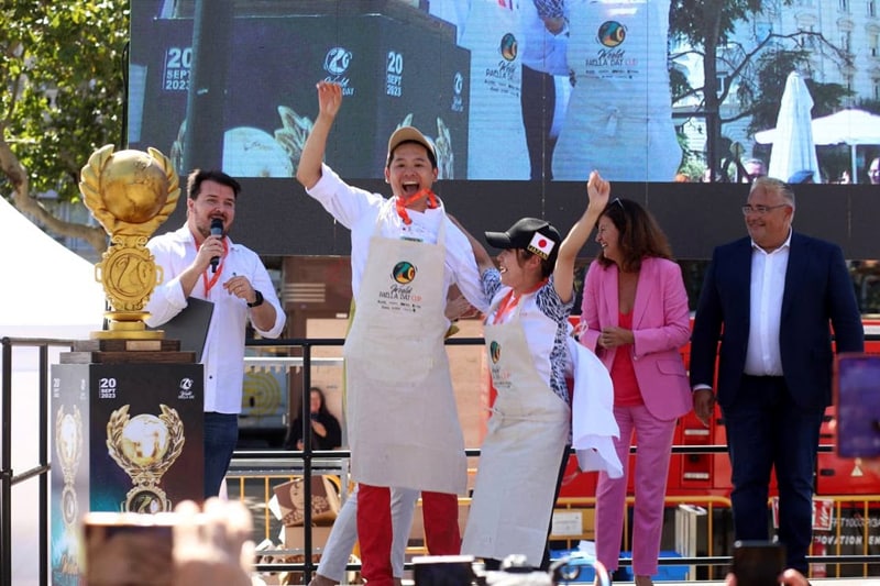 Japón gana el campeonato mundial de paella