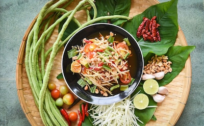 Ensaladas con toques 'thai', festival de aromas y sabores