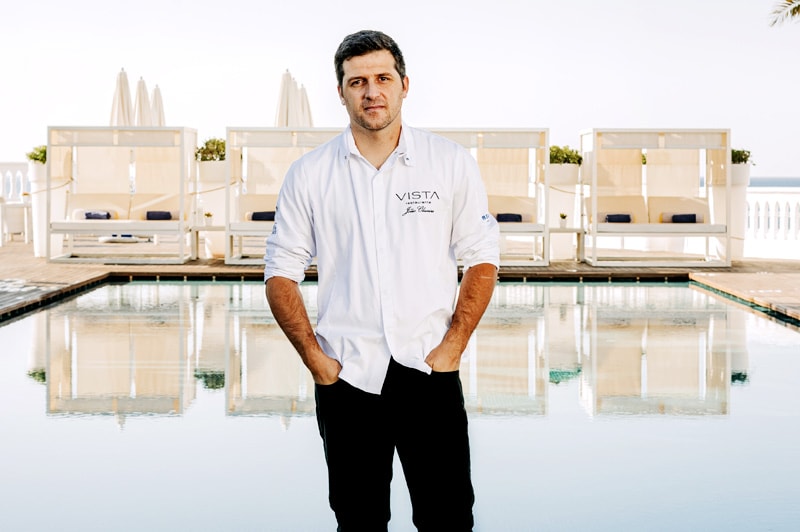 Joao Oliveira, chef del restaurante Vista