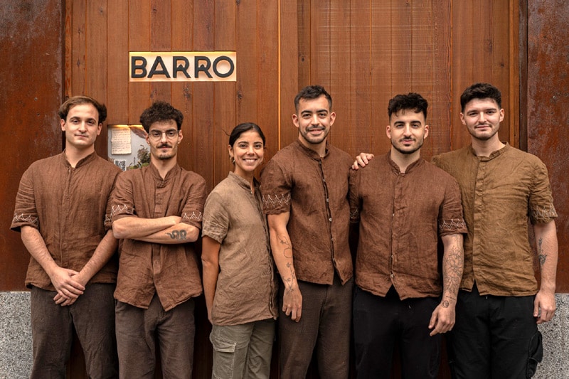 equipo del restaurante Barro