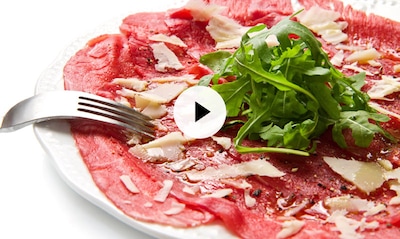 En vídeo: 'Carpaccio' de ternera, un plato ligero, sabroso e ideal para tus menús de verano
