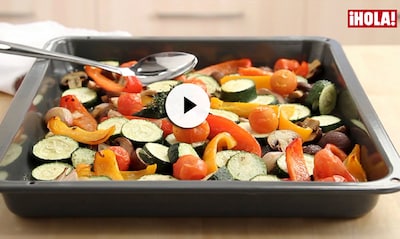 Recetas en vídeo: Verduras marinadas al horno, más sano y sencillo… ¡imposible!