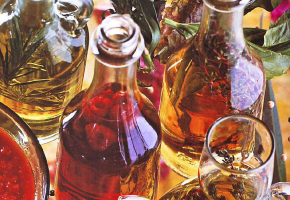 Aceites y vinagres aromatizados