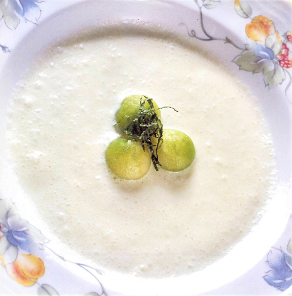 Crema fría de melón