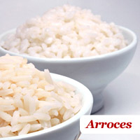 Arroz con alubias blancas y espinacas