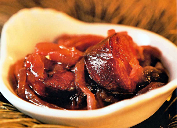 Cazuelita de chorizo al vino tinto