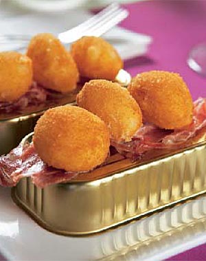 Croquetas de patata y jamón